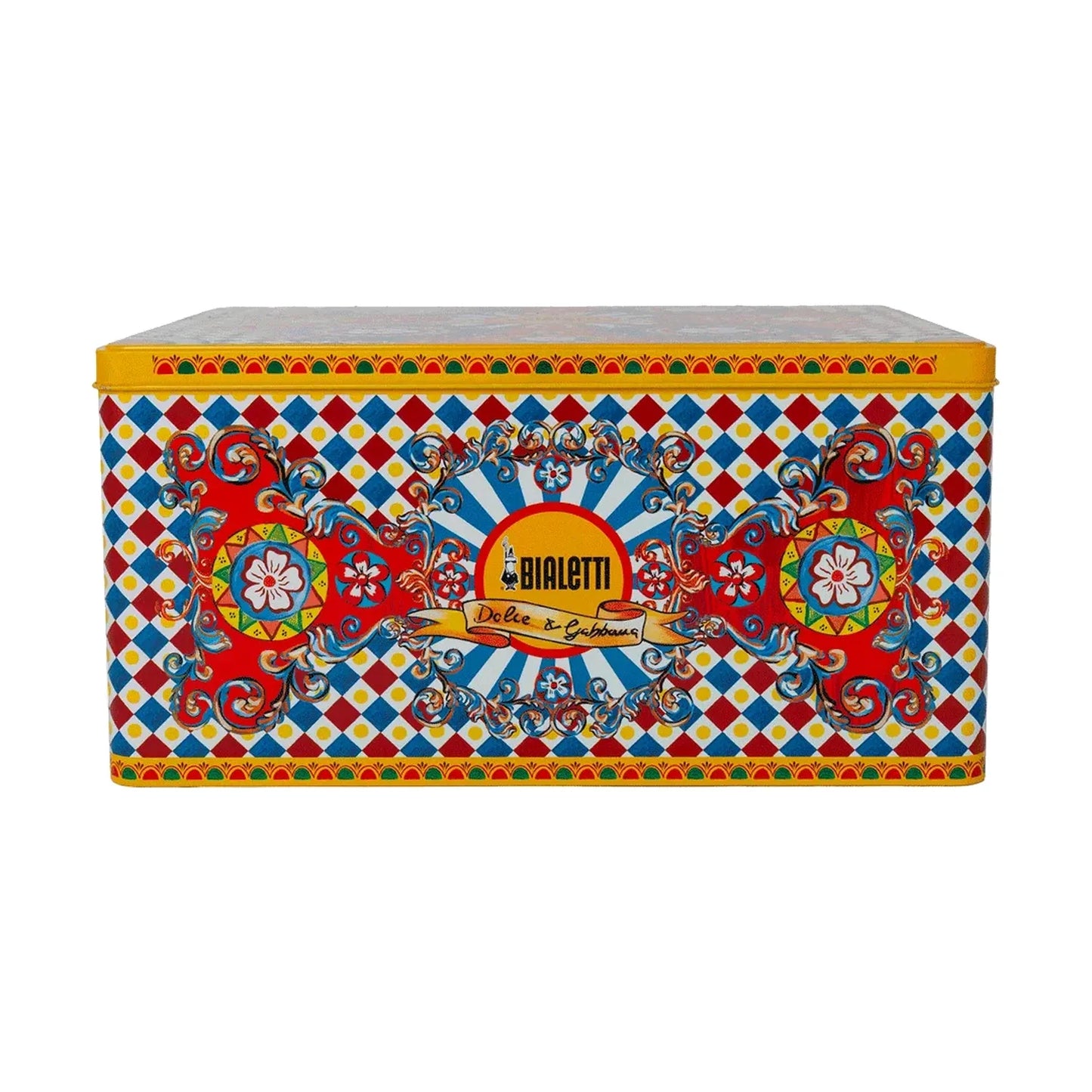 Bialetti Dolce&Gabbana Sicilian Cart Moka Express, Cups & Stirrer Gift Set