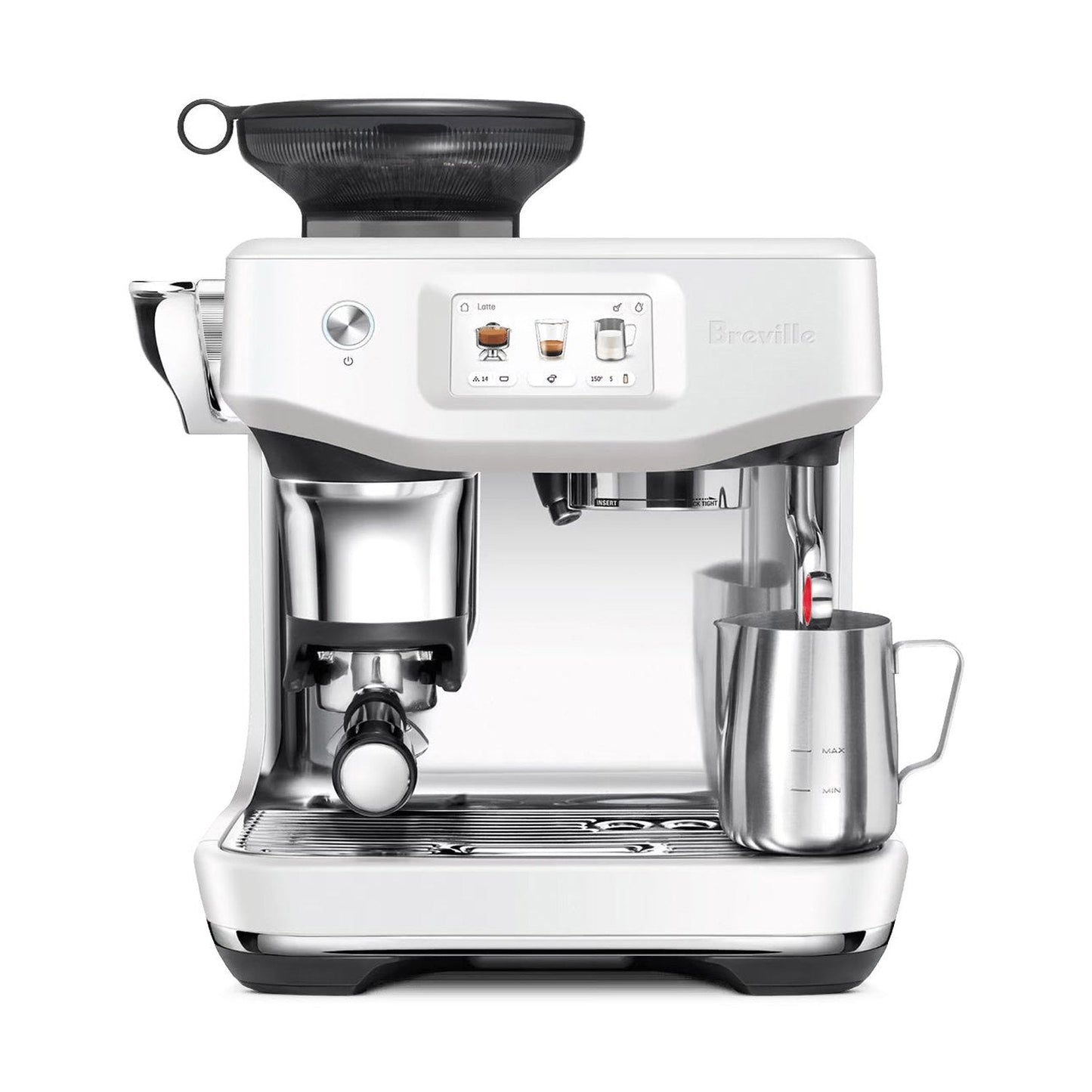 Breville Barista Touch Impress Automatic Espresso Machine, Sea Salt #BES881SST