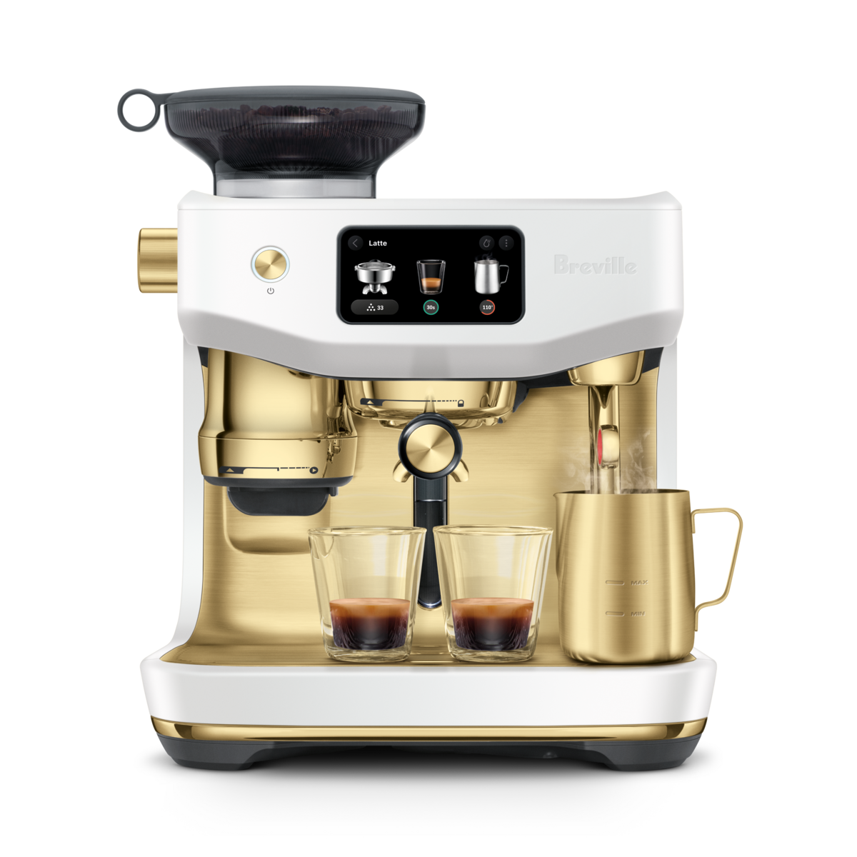 Breville Oracle Jet Espresso Machine, Sea Salt Brass #BES985SSB1BNA1