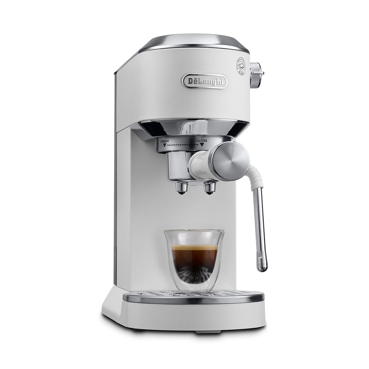 DeLonghi Dedica Duo Espresso Machine with Cold Brew, White #EC890WI