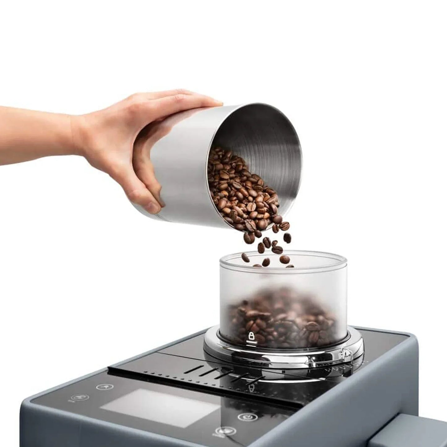 Delonghi Rivelia Automatic Espresso Machine with LatteCrema, Grey #EXAM44055G