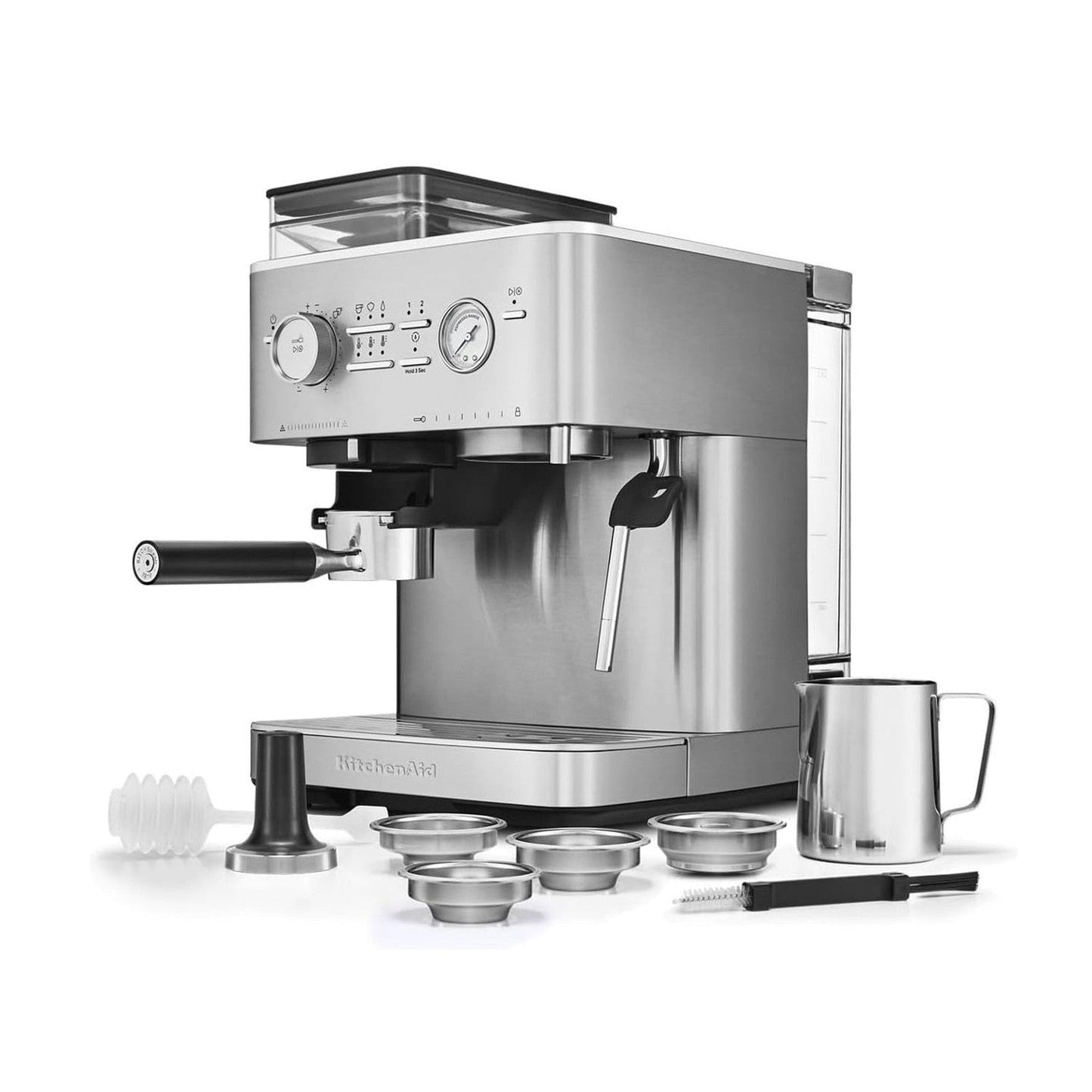 KitchenAid Semi-Automatic Espresso Machine, Brushed Stainless Steel #KES6551SX