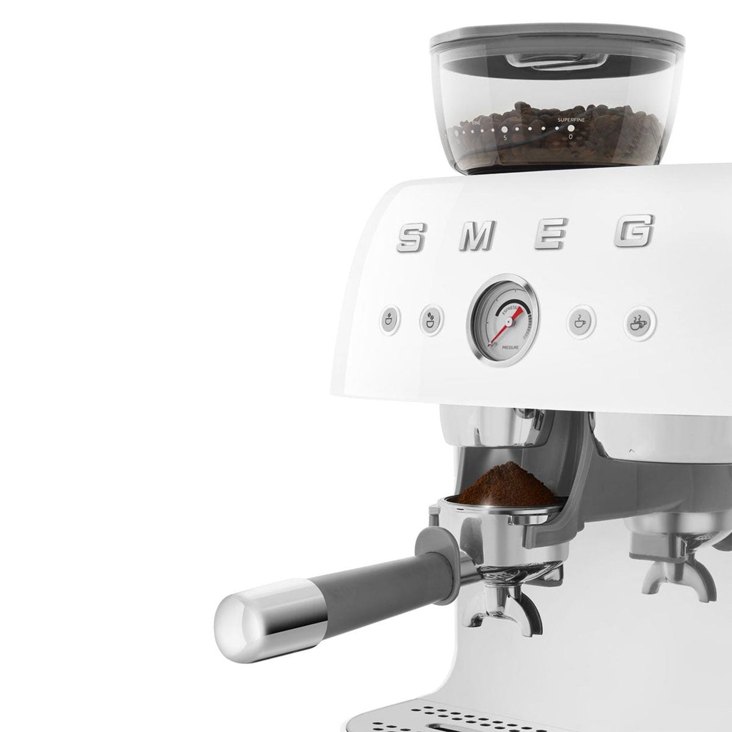 SMEG Manual Espresso Machine, White #EGF03WHEU