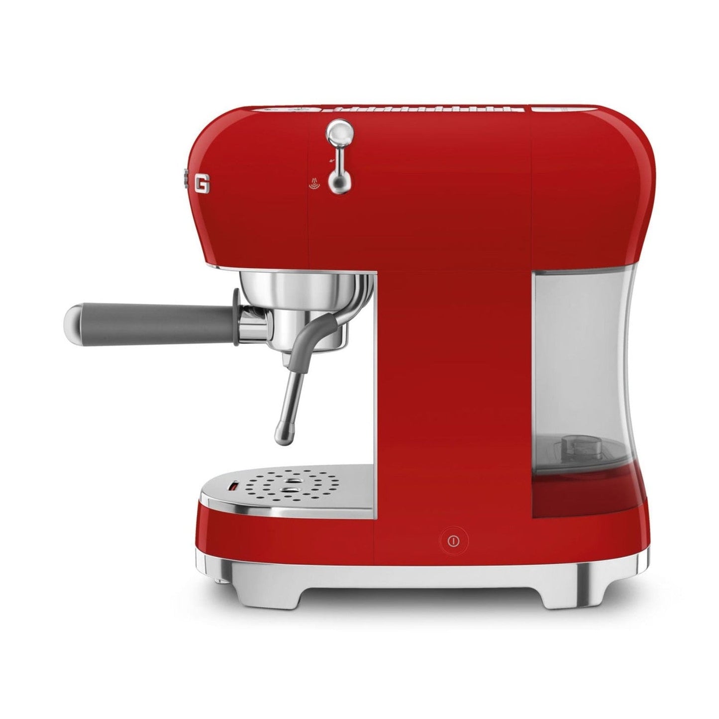 Smeg Manual Espresso Coffee Machine #ECF02RDUS - Red