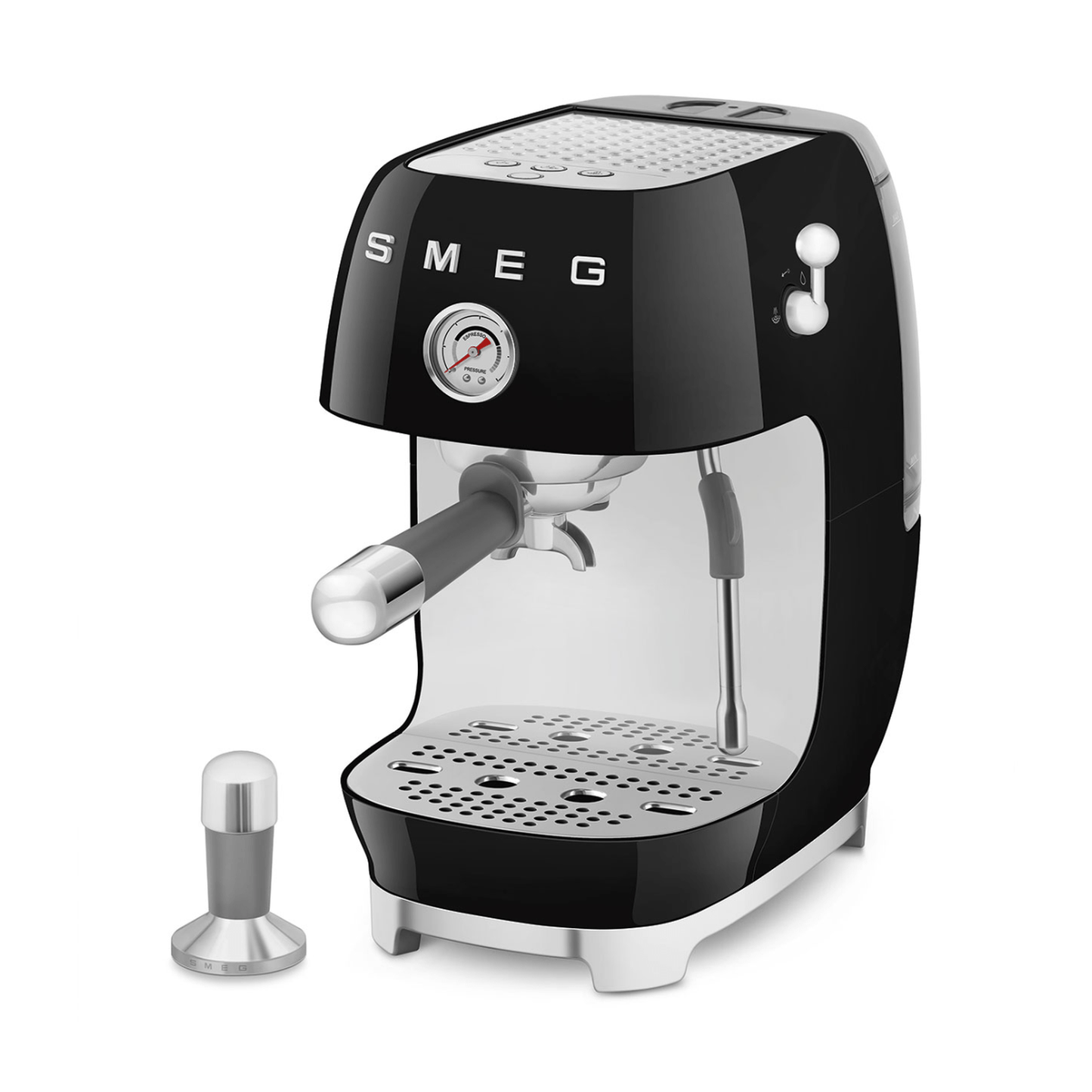 Smeg Manual Espresso Coffee Machine With Cold Brew, Black #ECF03BLUS