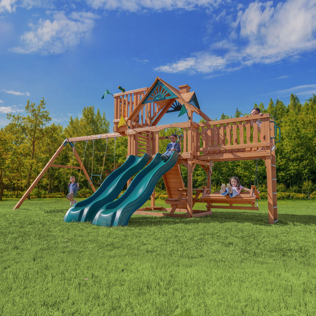 Summerville Deluxe Swing Set
