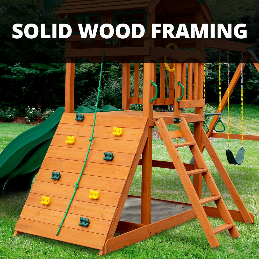 Outing II w/ Dual Slides Swing Set