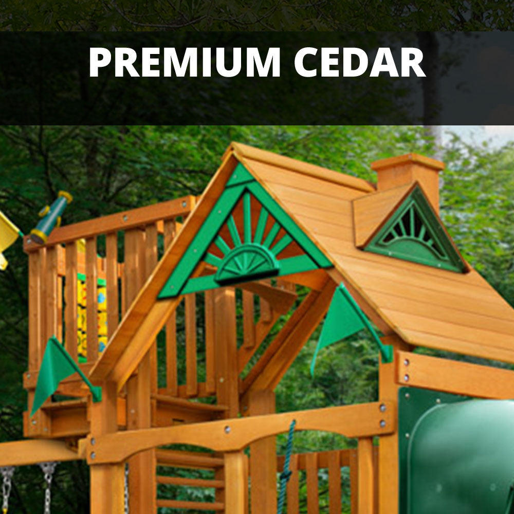 Mountaineer w/ Sky Loft Swing Set