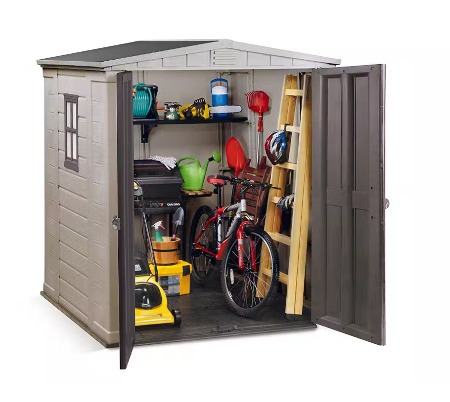KETER FACTOR 6X6 SHED 1.78M X 1.95M