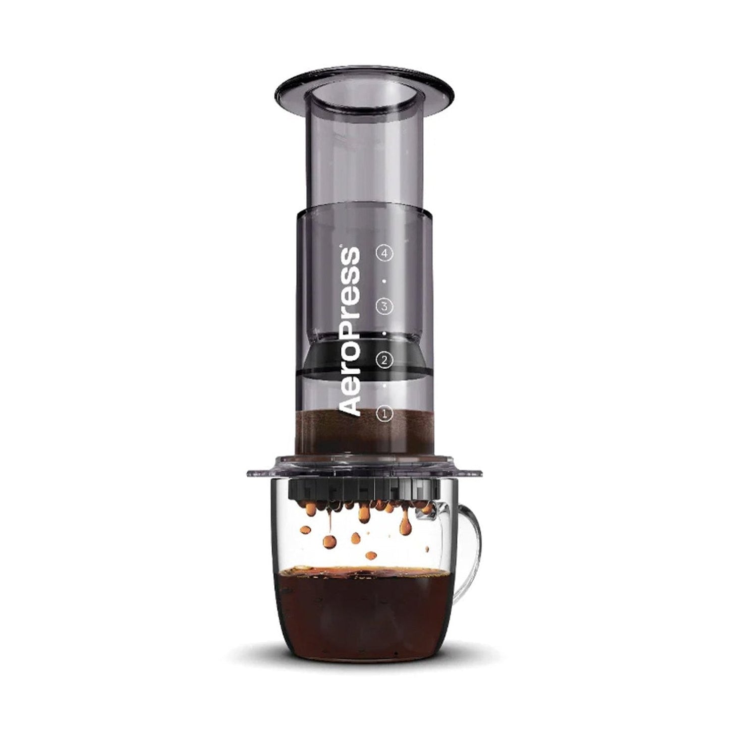 AeroPress Coffee & Espresso Maker - Clear Black