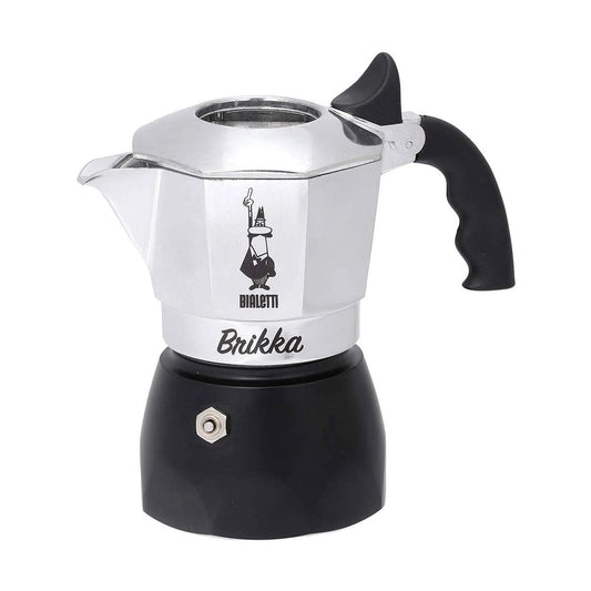 Bialetti Brikka Stovetop Espresso Maker - Black