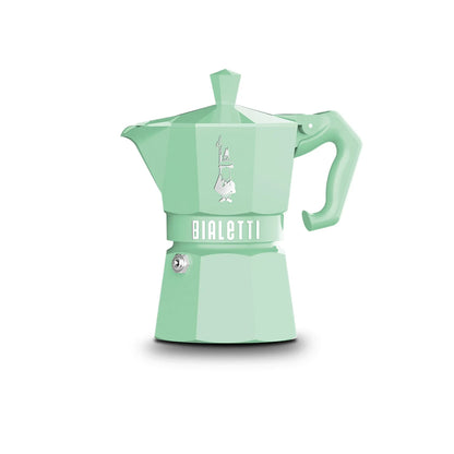 Bialetti Moka Exclusive 3 Cup Stovetop Espresso Maker, Green