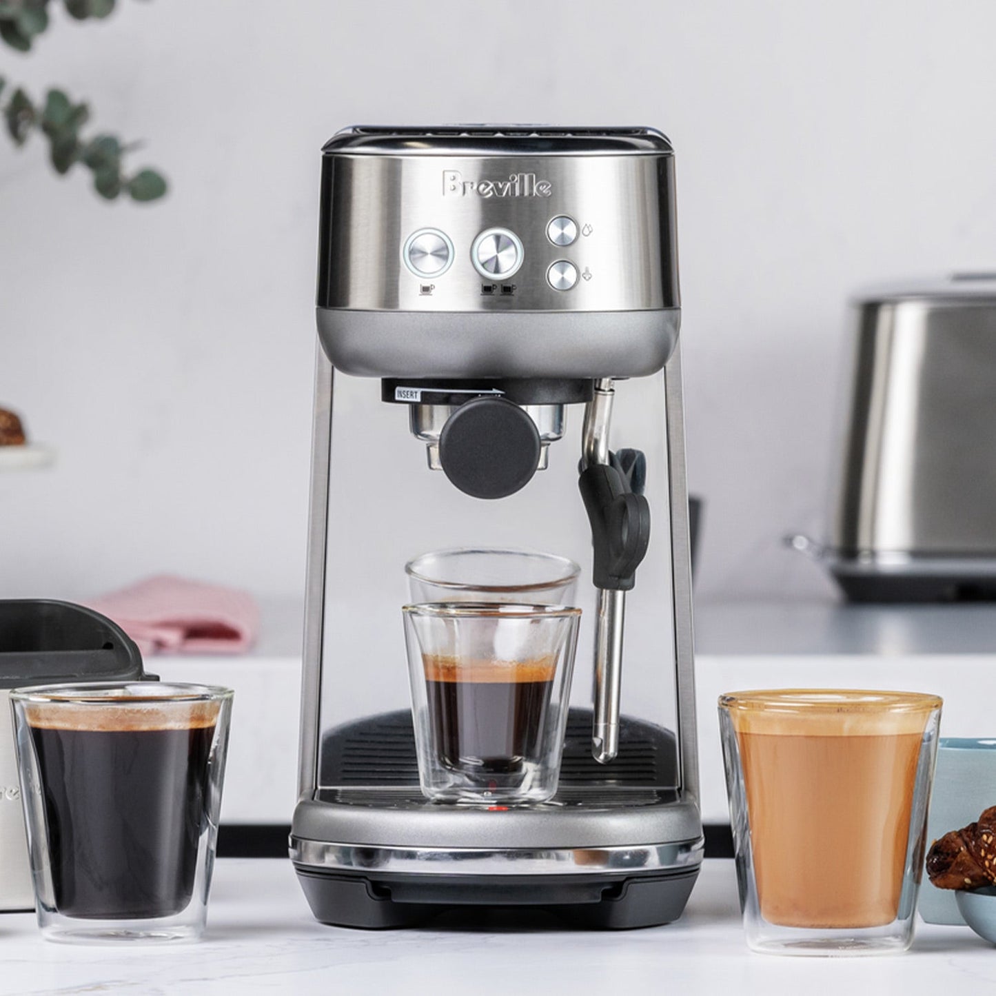Breville Bambino Espresso Machine, Stainless Steel #BES450BSS