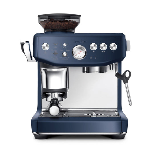 Breville Barista Express Impress Espresso Machine — Damson Blue
