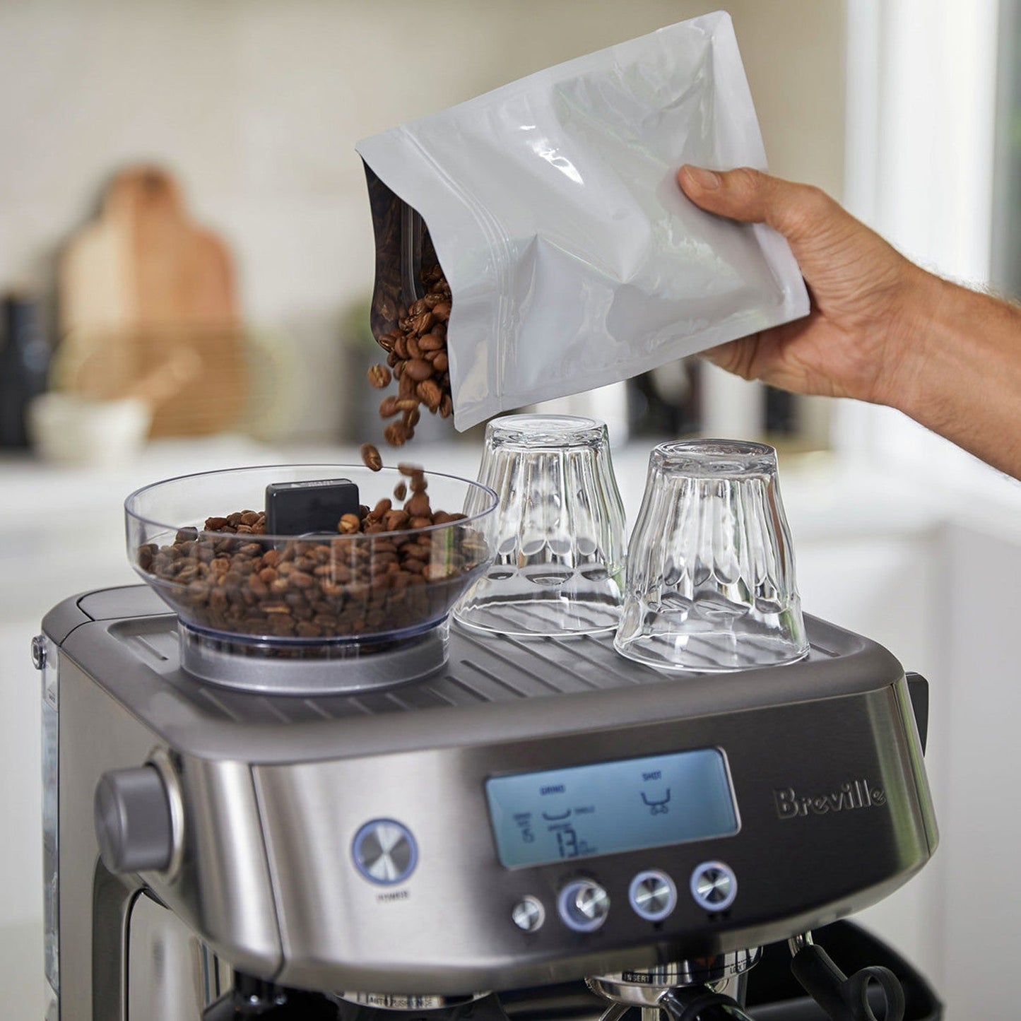 Breville Barista Pro Espresso Machine #BES878BSS