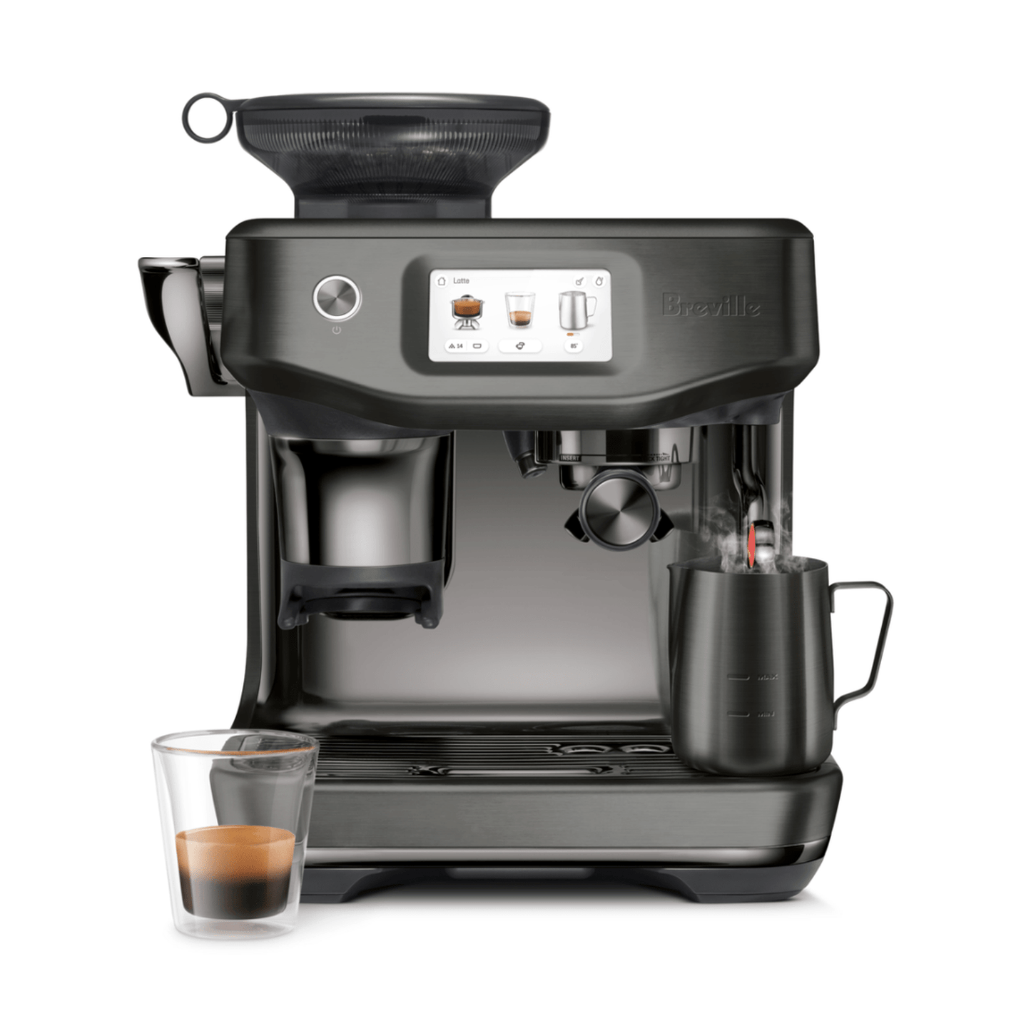 Breville Barista Touch Impress Automatic Espresso Machine, Noir #BES881NRE1BNA1