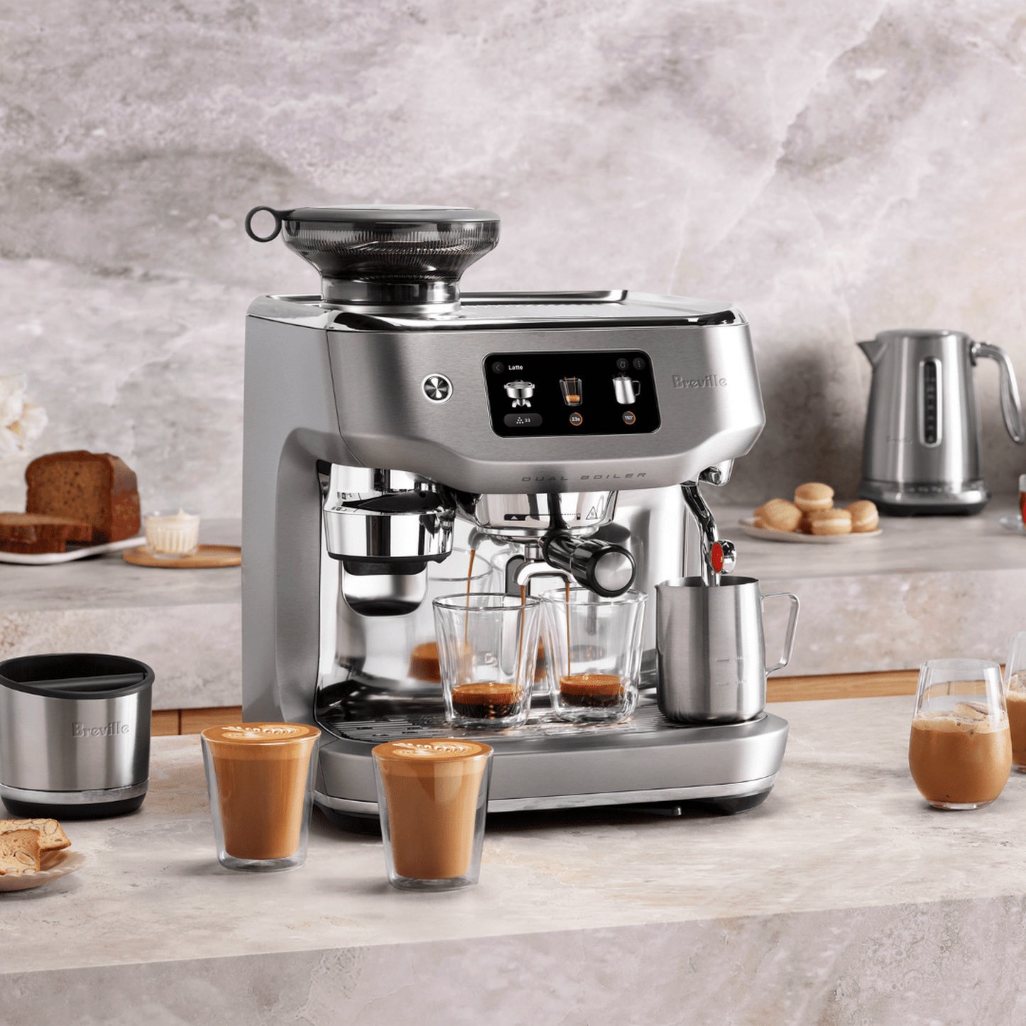 Breville Oracle Dual Boiler Espresso Machine, Stainless Steel #BES995BSS1BNA1