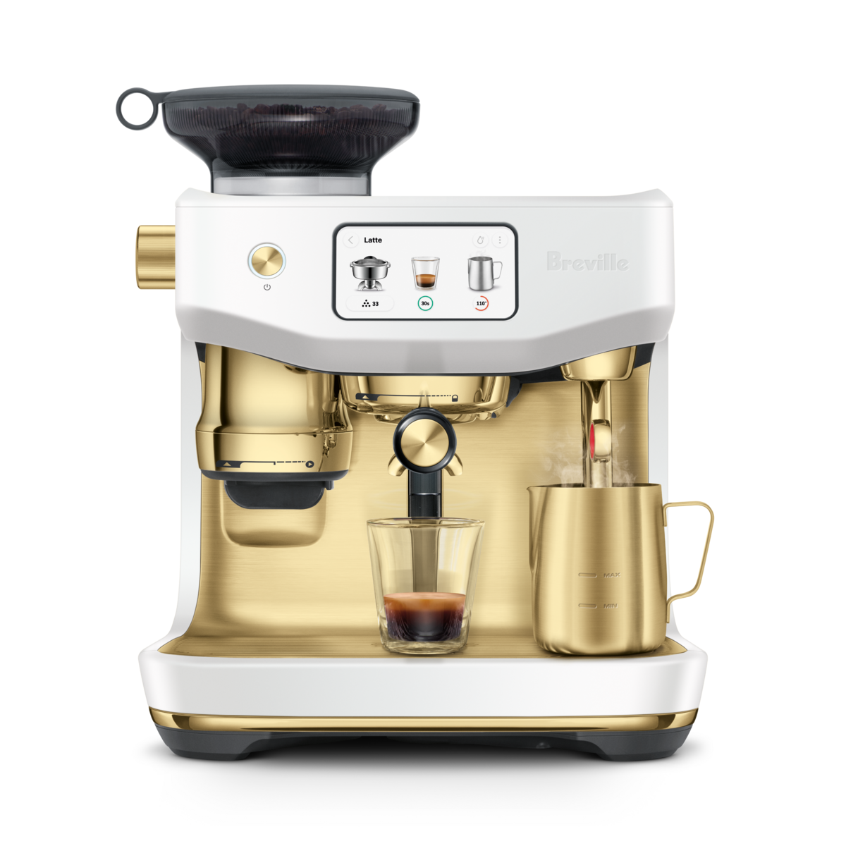 Breville Oracle Jet Espresso Machine, Sea Salt Brass #BES985SSB1BNA1