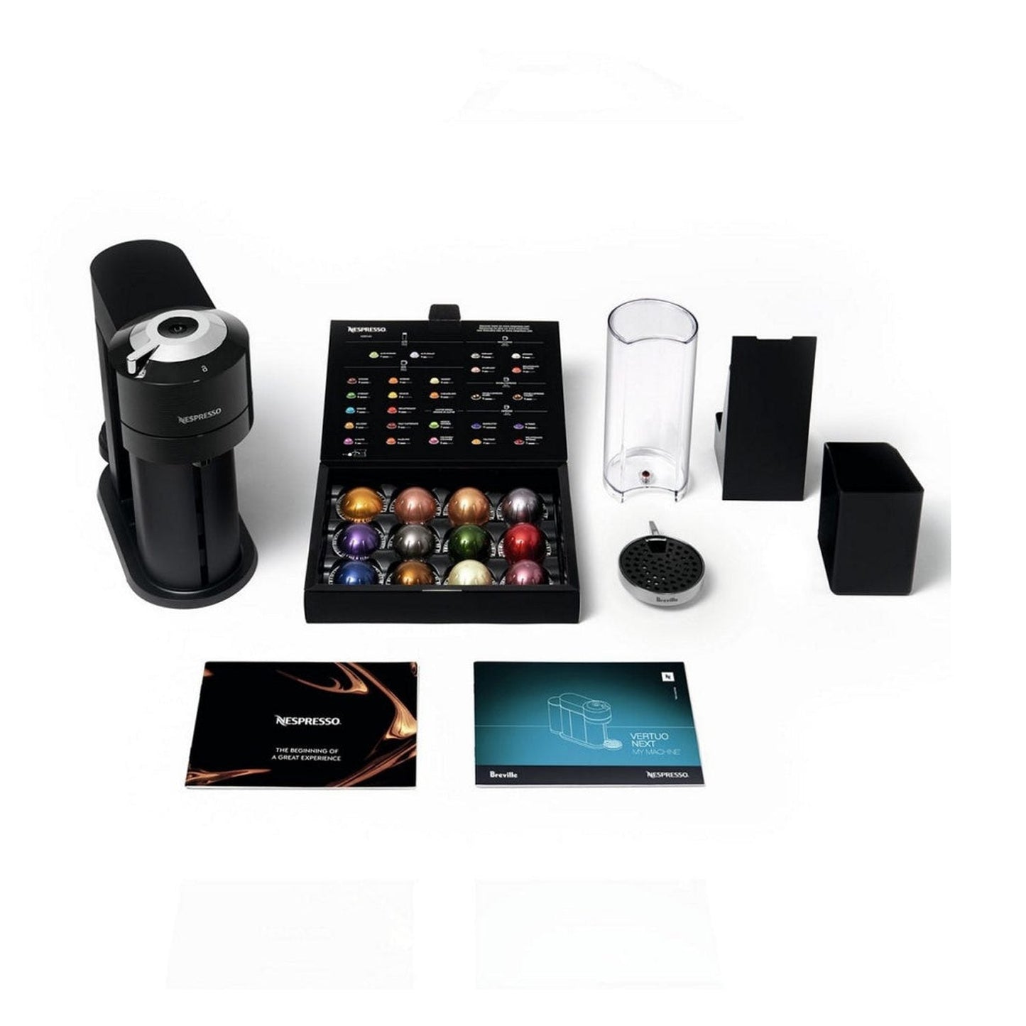 Breville Vertuo Next Premium Espresso Maker & Aeroccino 3, Classic Black #BNV560BLK1BUC1