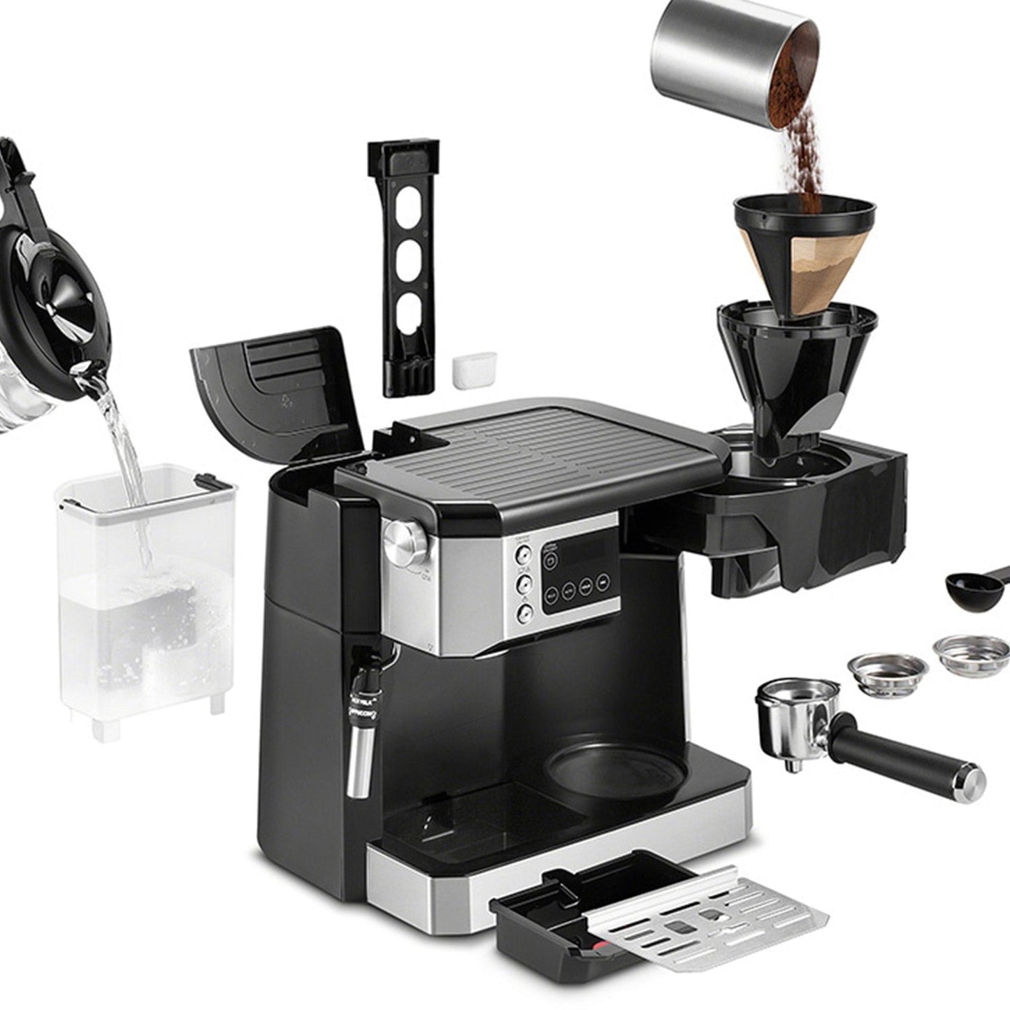 DeLonghi All-In-One Coffee & Espresso Maker #COM532M