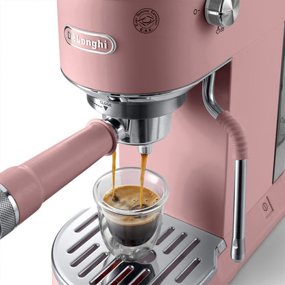 DeLonghi Dedica Duo Espresso Machine with Cold Brew, Rose #EC890PK