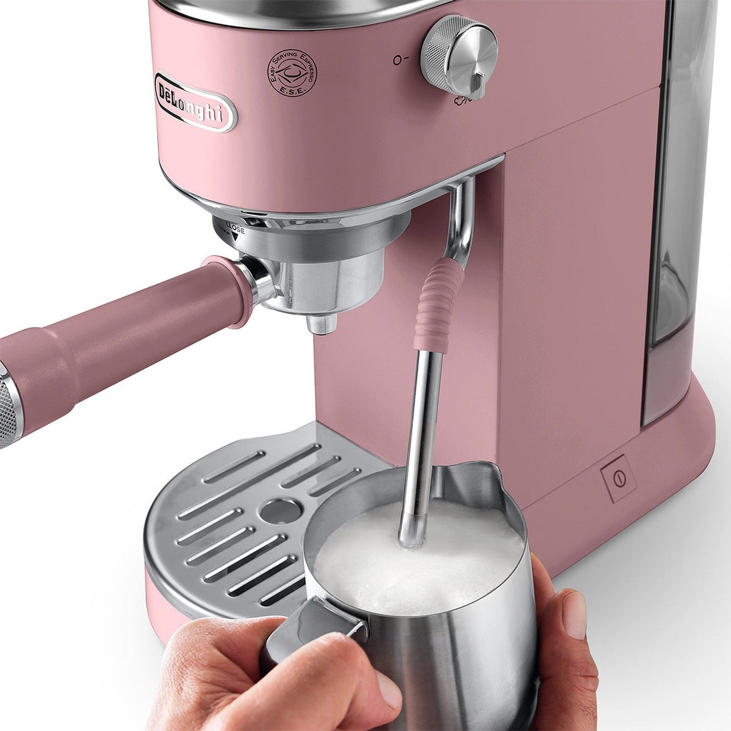 DeLonghi Dedica Duo Espresso Machine with Cold Brew, Rose #EC890PK