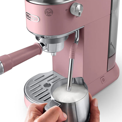 DeLonghi Dedica Duo Espresso Machine with Cold Brew, Rose #EC890PK