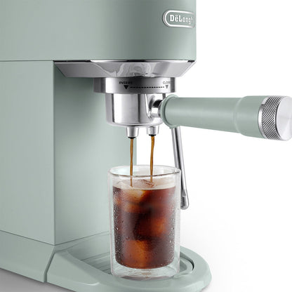 DeLonghi Dedica Duo Espresso Machine with Cold Brew, Pistachio #EC890GR
