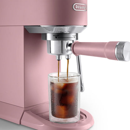 DeLonghi Dedica Duo Espresso Machine with Cold Brew, Rose #EC890PK