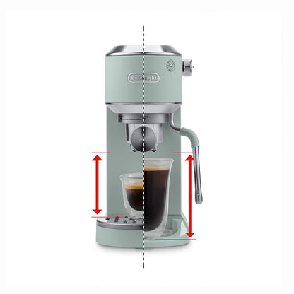 DeLonghi Dedica Duo Espresso Machine with Cold Brew, Pistachio #EC890GR