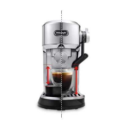 DeLonghi Dedica Maestro Plus Espresso Machine, Metal #EC950M