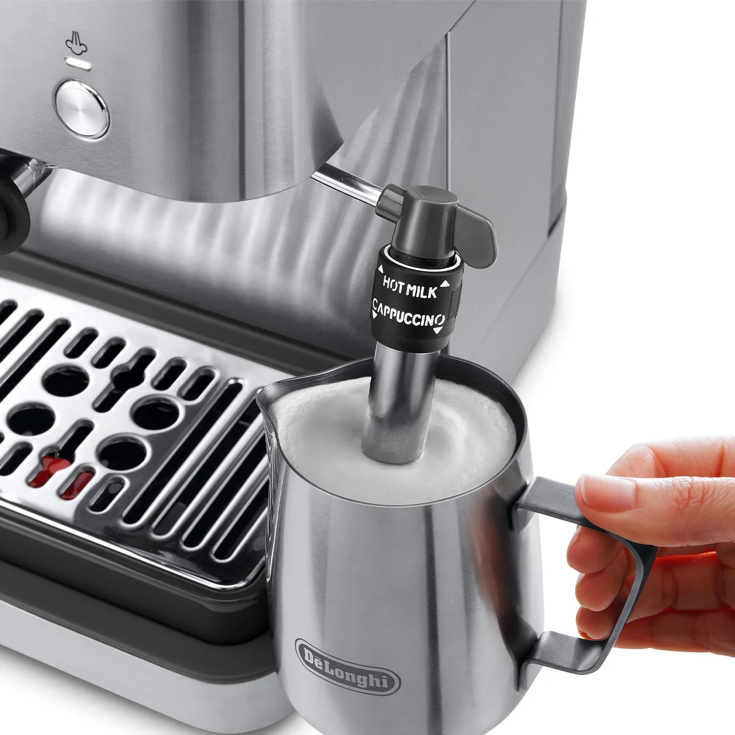 Delonghi Classic Espresso Machine, Metal #EM450M