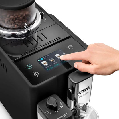 Delonghi Rivelia Automatic Espresso Machine with LatteCrema, Onyx Black #EXAM44055B
