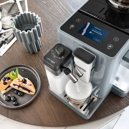 Delonghi Rivelia Automatic Espresso Machine with LatteCrema, Grey #EXAM44055G