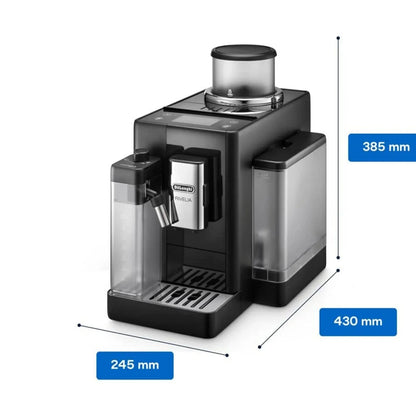 Delonghi Rivelia Automatic Espresso Machine with LatteCrema, Onyx Black #EXAM44055B