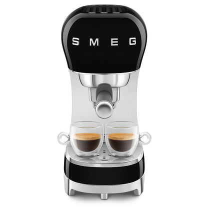 Smeg Espresso Machine With No Milk Wand - Black #ECF00BLUS