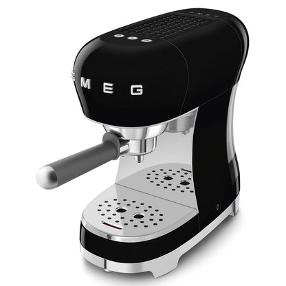 Smeg Espresso Machine With No Milk Wand - Black #ECF00BLUS