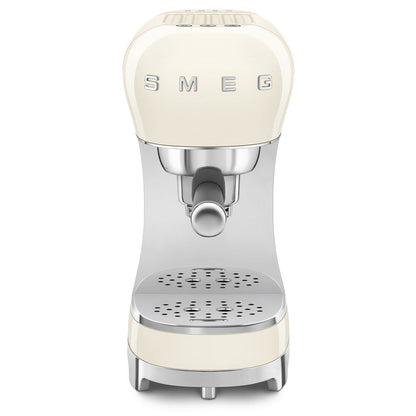Smeg Espresso Machine With No Milk Wand - Cream #ECF00CRUS