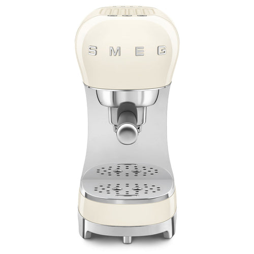 Smeg Espresso Machine With No Milk Wand - Cream #ECF00CRUS