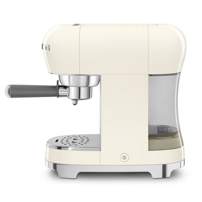 Smeg Espresso Machine With No Milk Wand - Cream #ECF00CRUS