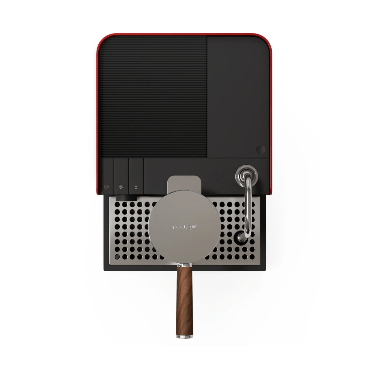 Fellow Series 1 Espresso Machine, Cherry Red Walnut