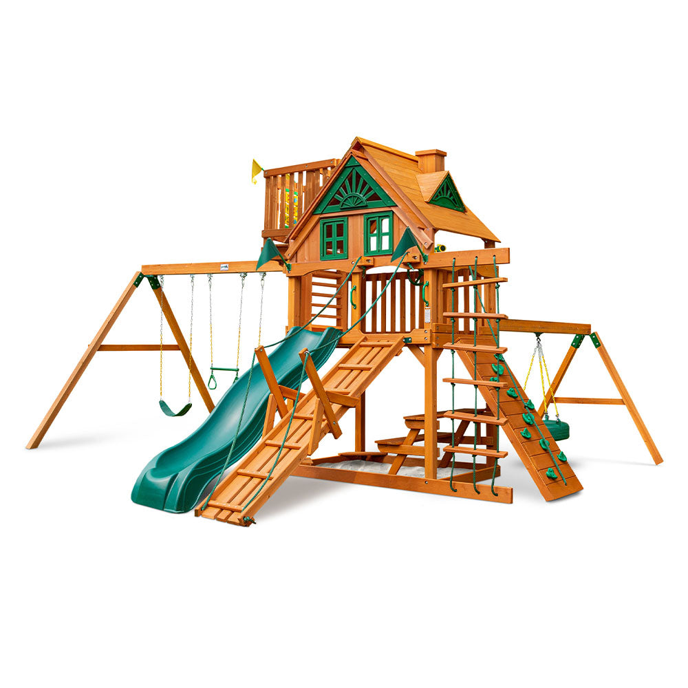 Frontier w/ Sky Loft Swing Set