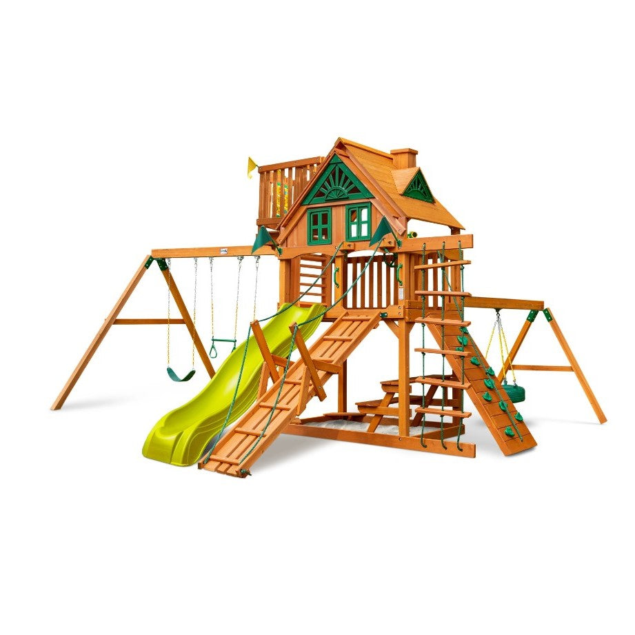 Frontier w/ Sky Loft Swing Set