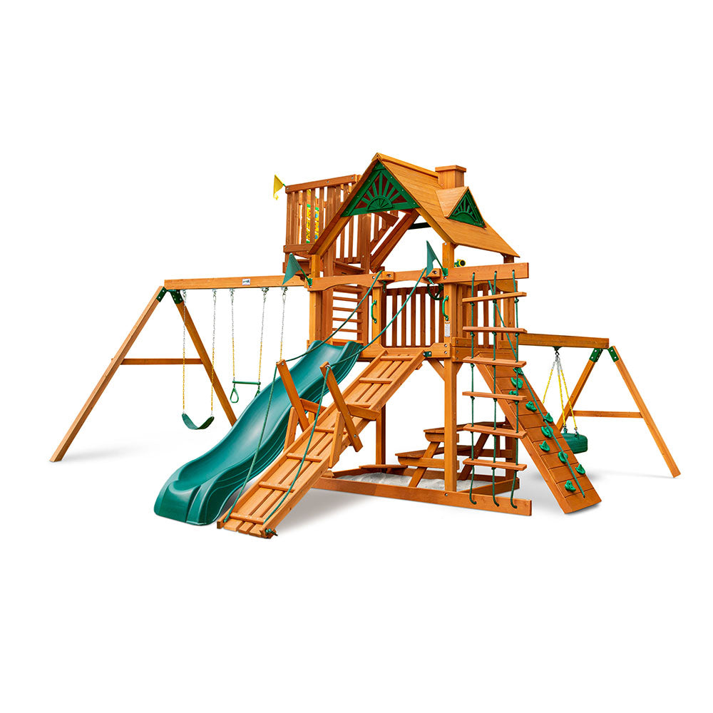 Frontier w/ Sky Loft Swing Set
