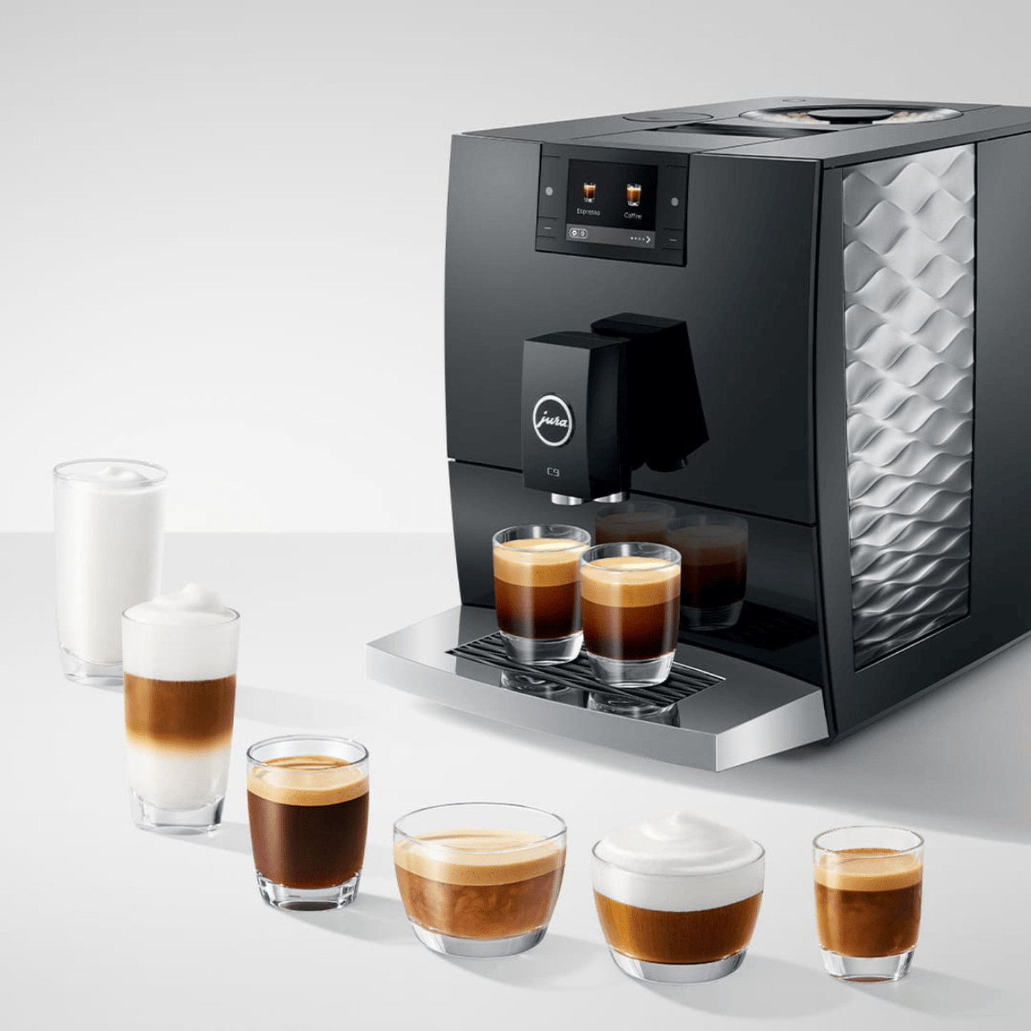 Jura C9 Automatic Espresso Machine, Piano Black #15739