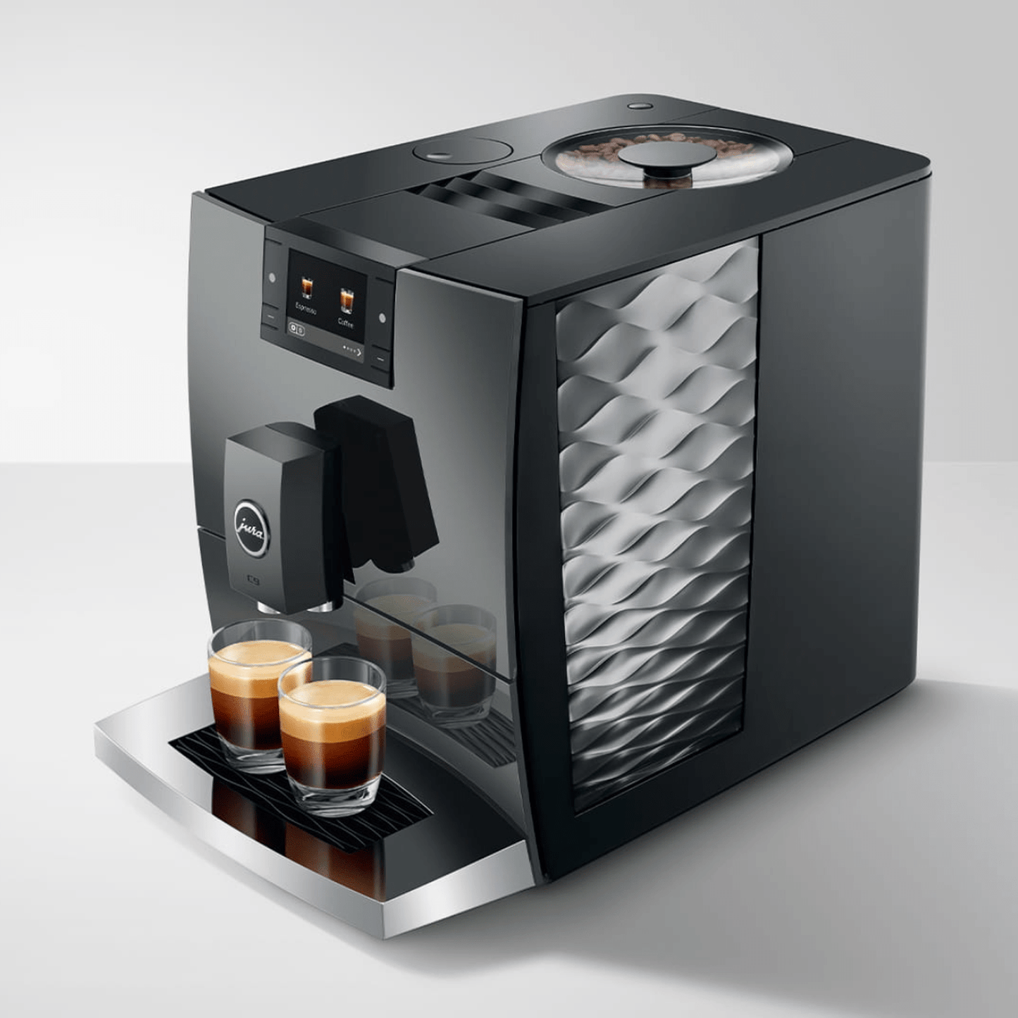 Jura C9 Automatic Espresso Machine, Piano Inox #15751