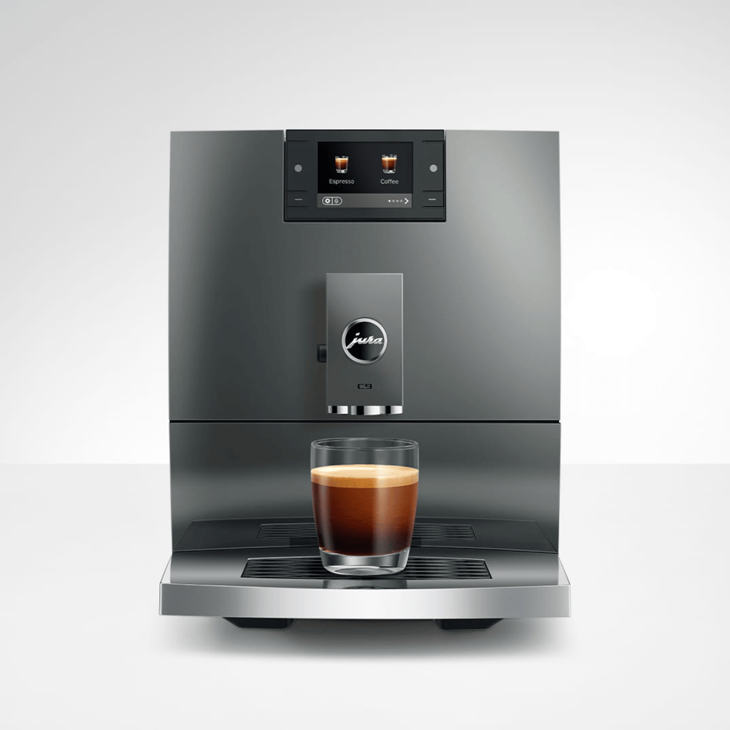 Jura C9 Automatic Espresso Machine, Piano Inox #15751
