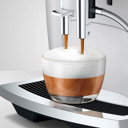 Jura E6 Automatic Espresso Machine, Piano White #15559