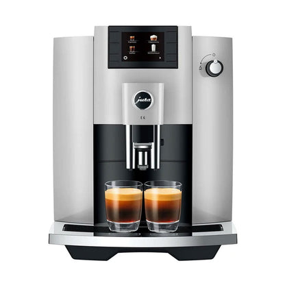 Jura E6 Automatic Espresso Machine, Platinum #15465