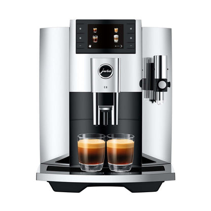 Jura E8 Automatic Espresso Machine, Chrome #15646